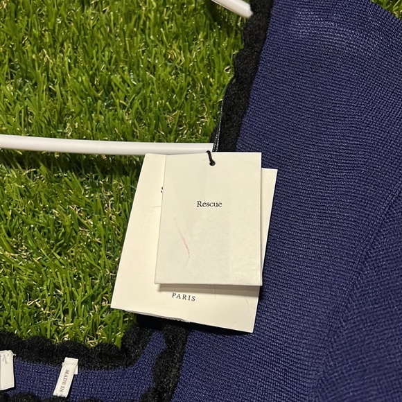 ⭐️SANDRO Crop Square Neck Sweater - Picture 4 of 5